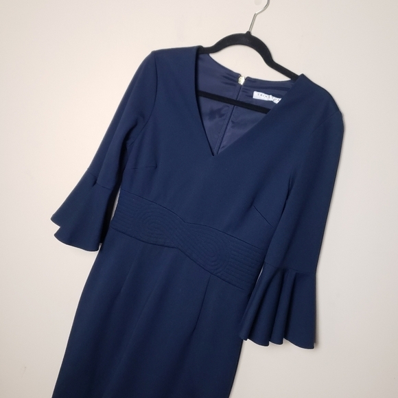 TRINA TURK Navy Sheath Dress - Picture 2 of 9